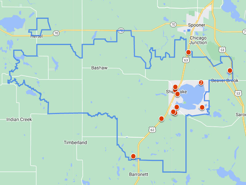 Shell Lake, WI Lake Property For Sale